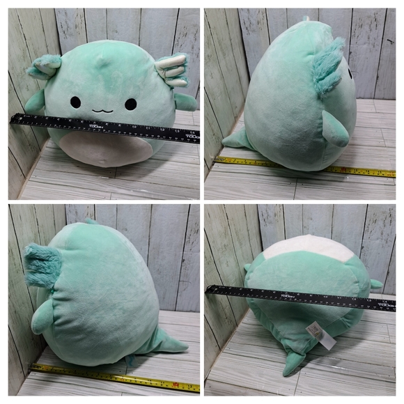 Kellytoy Squishmallows "Anastasia Axoloti" Sm/Med 11"t Mint Green Plush Toy Doll - Picture 6 of 7